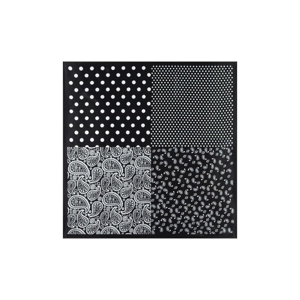 Dorothea 65x65 - multi noir