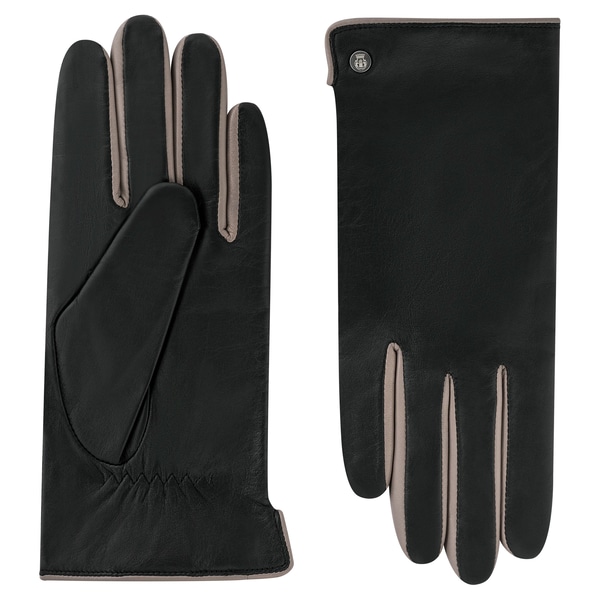 Ladies Gloves Color Mix - black/grey