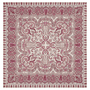 Ornamental Elegance 140x140  - red/cashmere