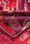 Check Paisley 53X53  - multi red