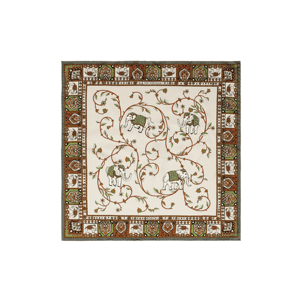 Elephant Garden 53x53 - multi olive