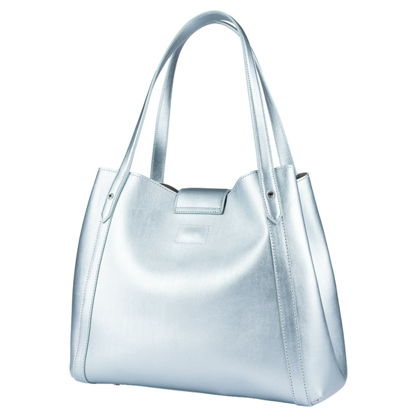 Florence Shopper metallic medium - silver