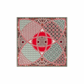 Kaleidoskope 53x53 - multi red