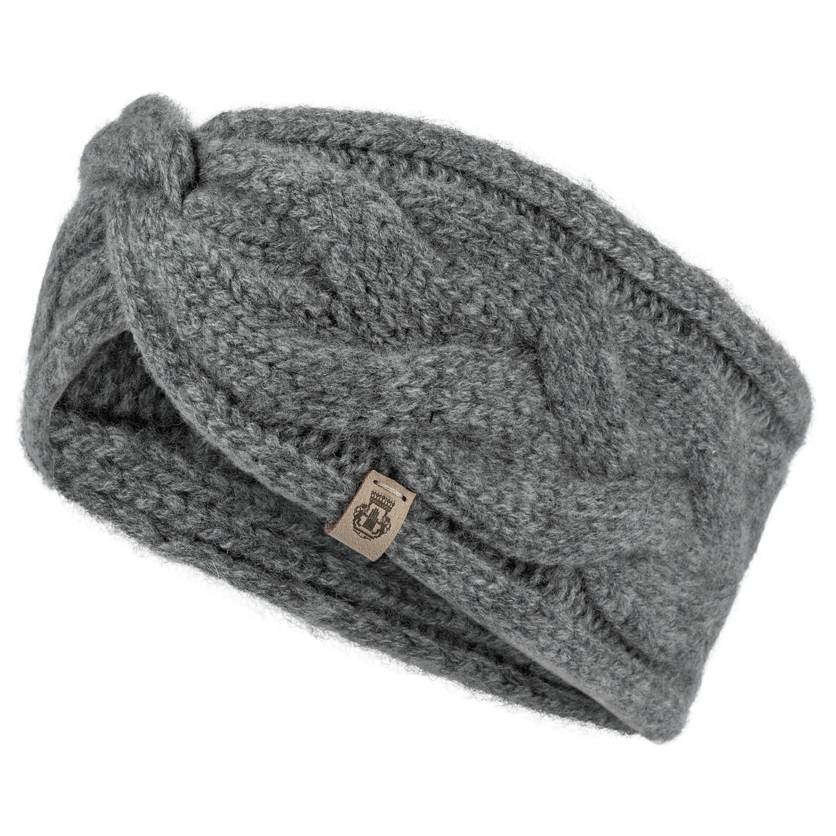 Braided Cashmere Stirnband  - flanell