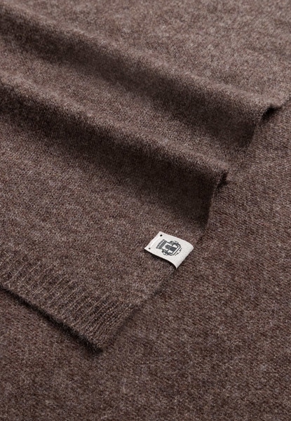 Pure Cashmere Plaid 60x190 - coffee