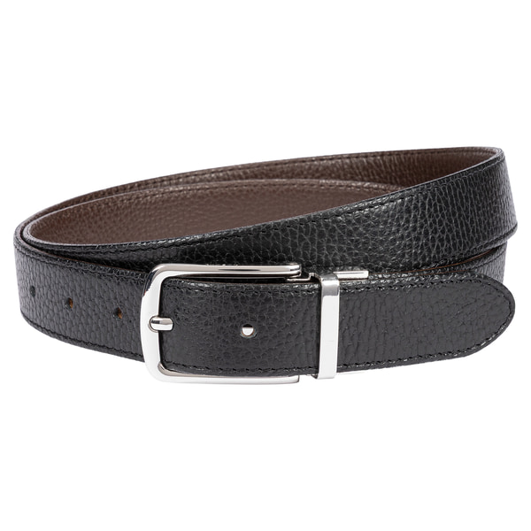 Amie reversible 3cm  - black/brown