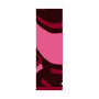 Colour Waves Schal 30x180 - wine