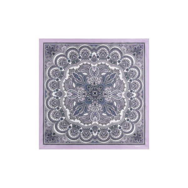Fine Paisley 53x53  - multi pastel
