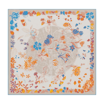 Blooming Atlas 100x100 - multi pearl
