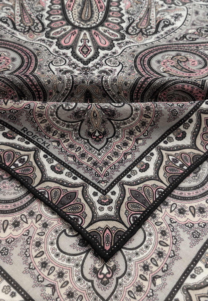 Enchanted Paisley 140x140 - multi natural