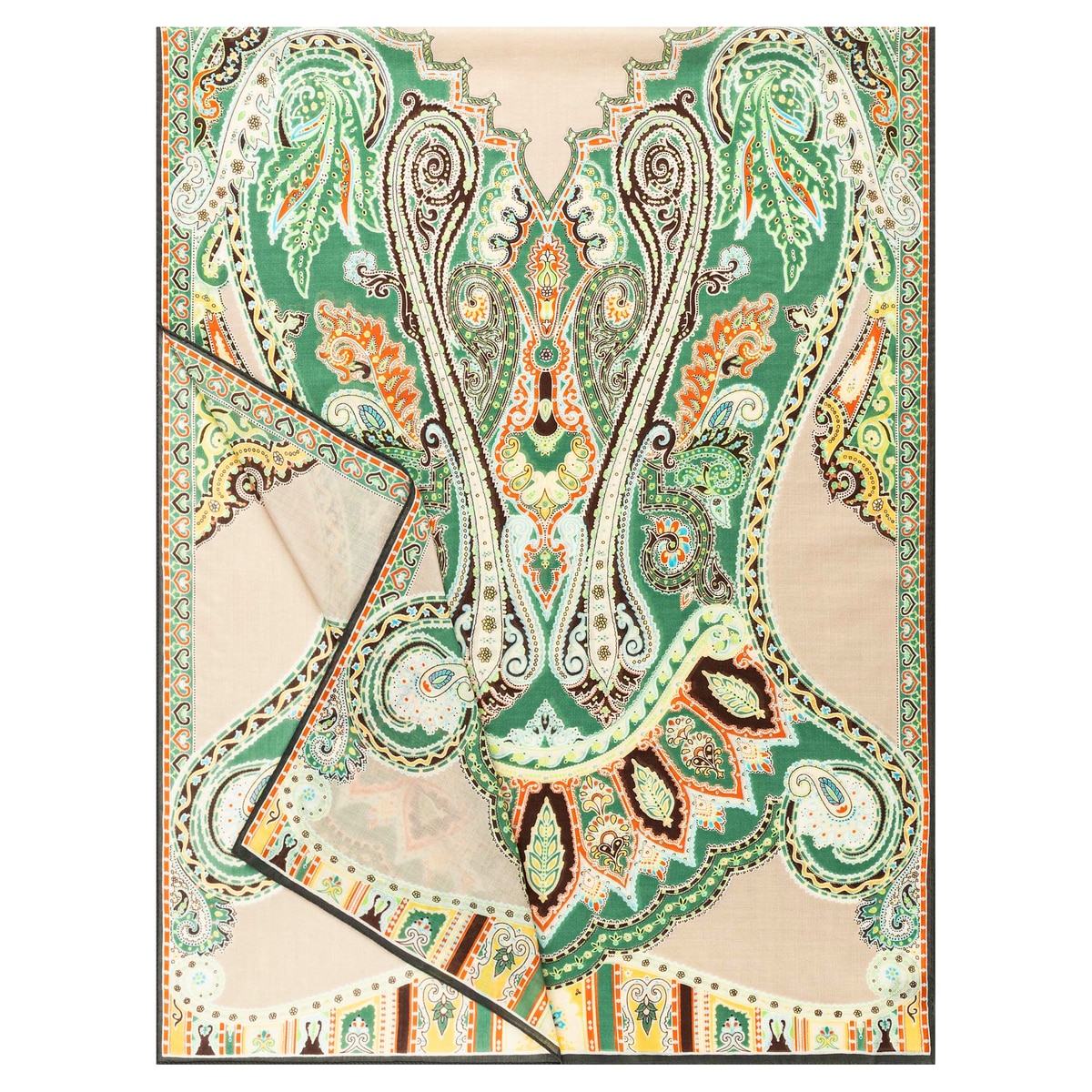 Porta Paisley 70x180  - multi forest