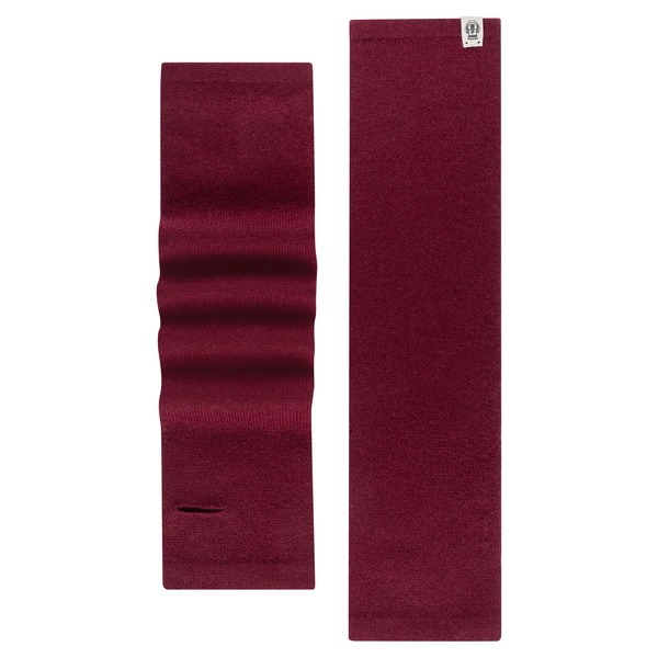 Pure Cashmere Stulpe - wine