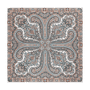 Paisley Star 90x90  - multi natural