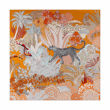 Leopard Camouflage 106x106 - multi orange