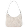 Cleo small Croco silver  - desert