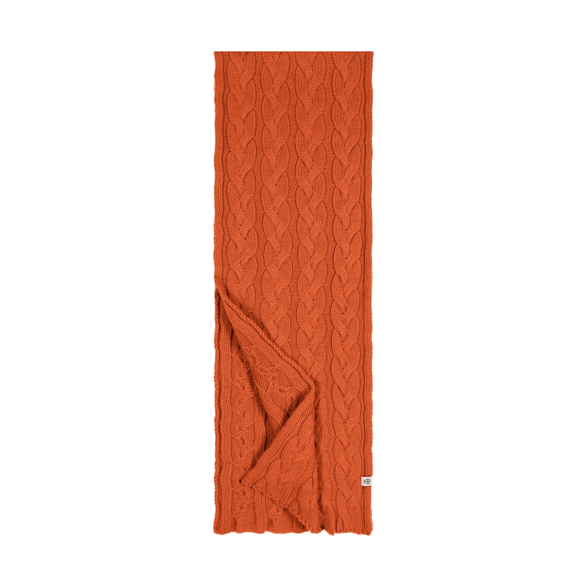 Braided Cashmere Schal 30x180 - brick