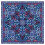 Tapestry Flowers 140x140 - multi navy