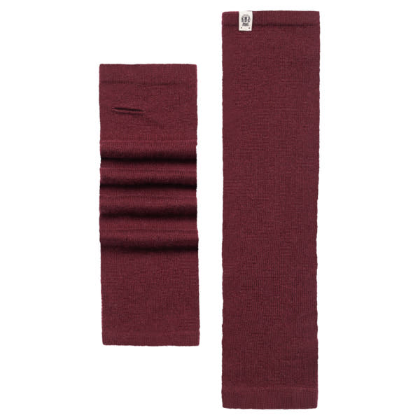 Pure Cashmere Stulpe  - mulberry