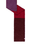 Cosy Bouclé New Schal 30x180  - multi wine