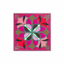 Flower Mandala 53x53 - multi berry