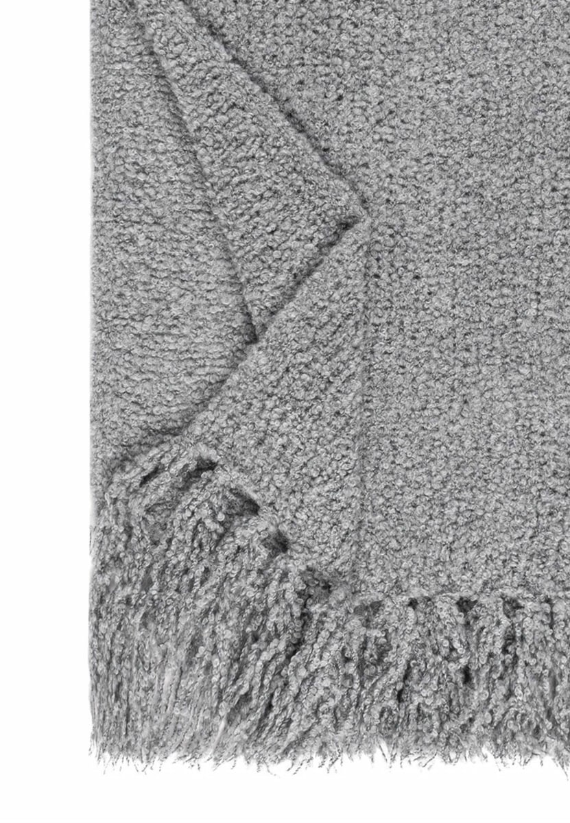 Classic Bouclé Schal 35x180 - flanell