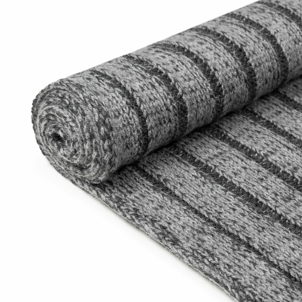 Mouline Rip Schal 27x180 - silvergrey