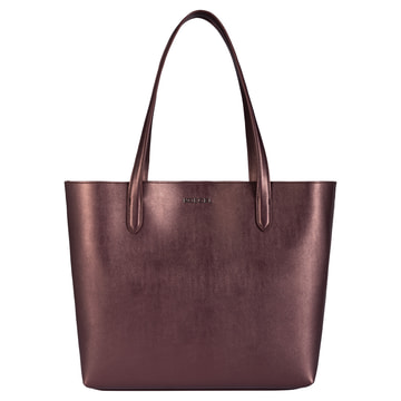 Carol Shopper metallic large - wine