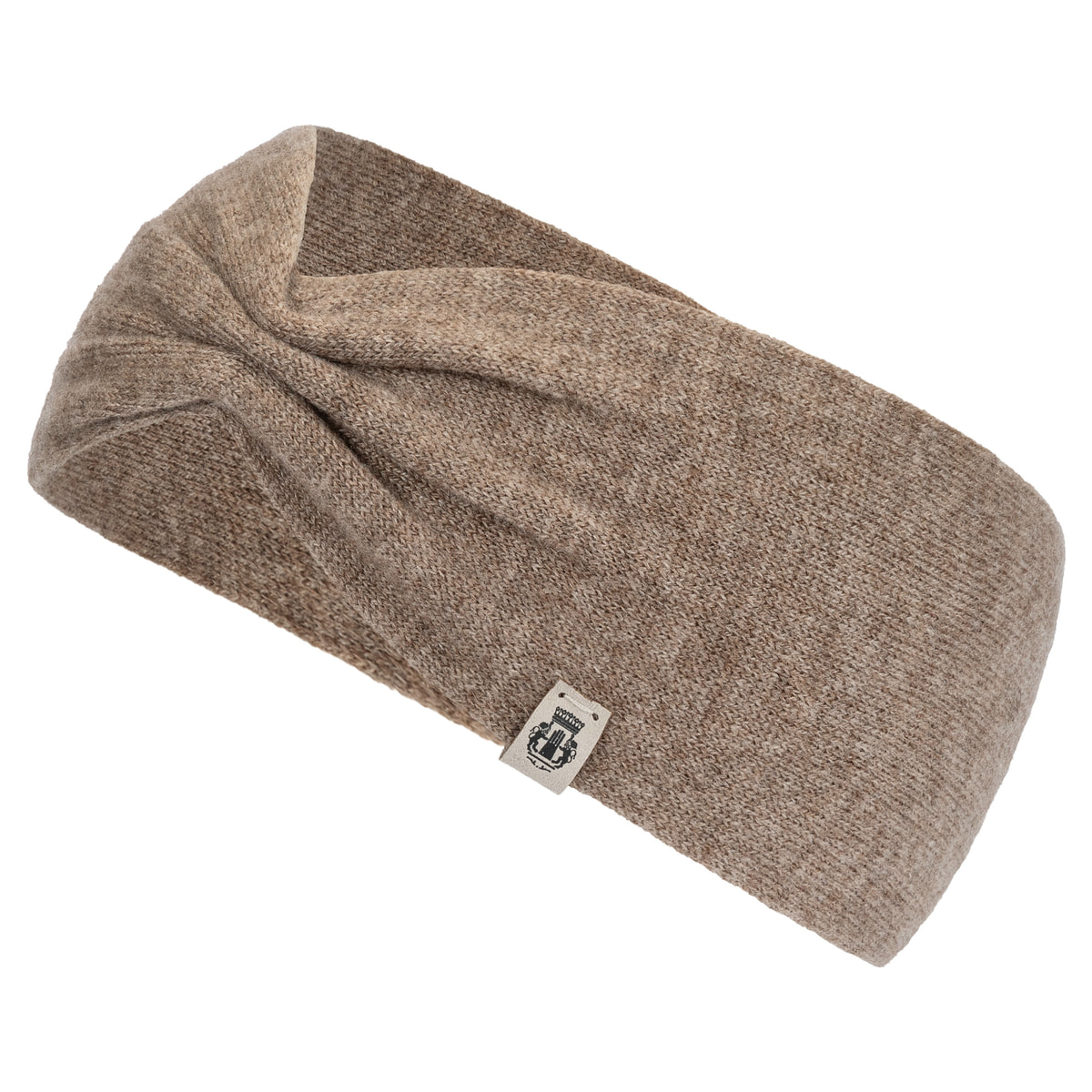 Pure Cashmere Stirnband  - taupe