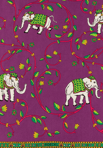 Elephant Garden 53x53 - violet