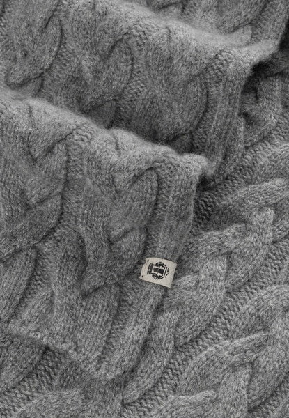 Braided Cashmere Schal 30x180 - flanell