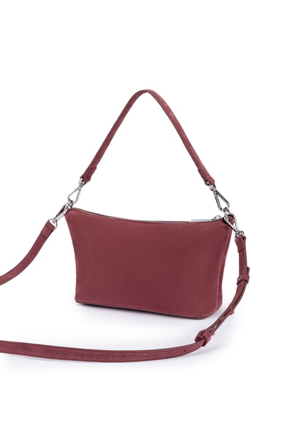 Gaia Veloursleder  - black/ruby