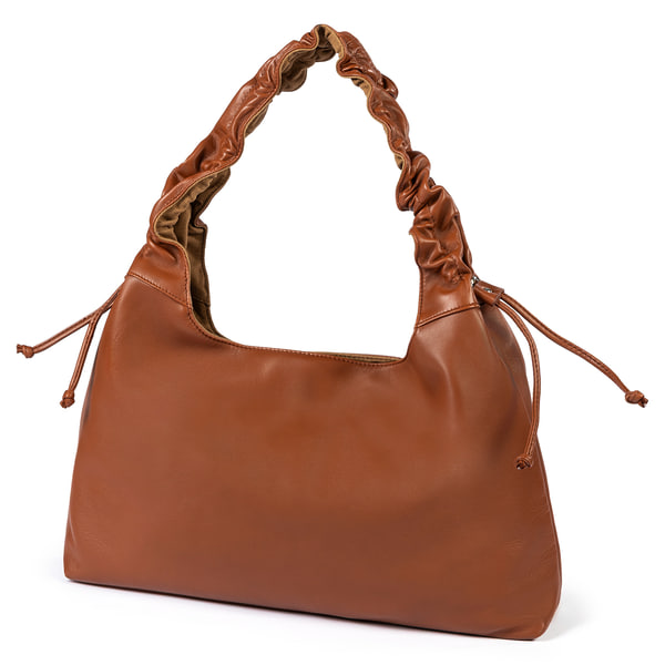 Seoul shoulder bag small  - saddlebrown