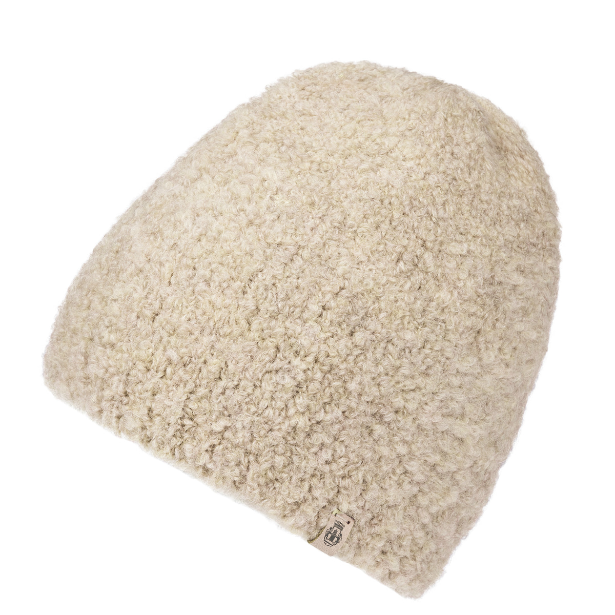 Snowflake Boucle Muetze - woolwhite