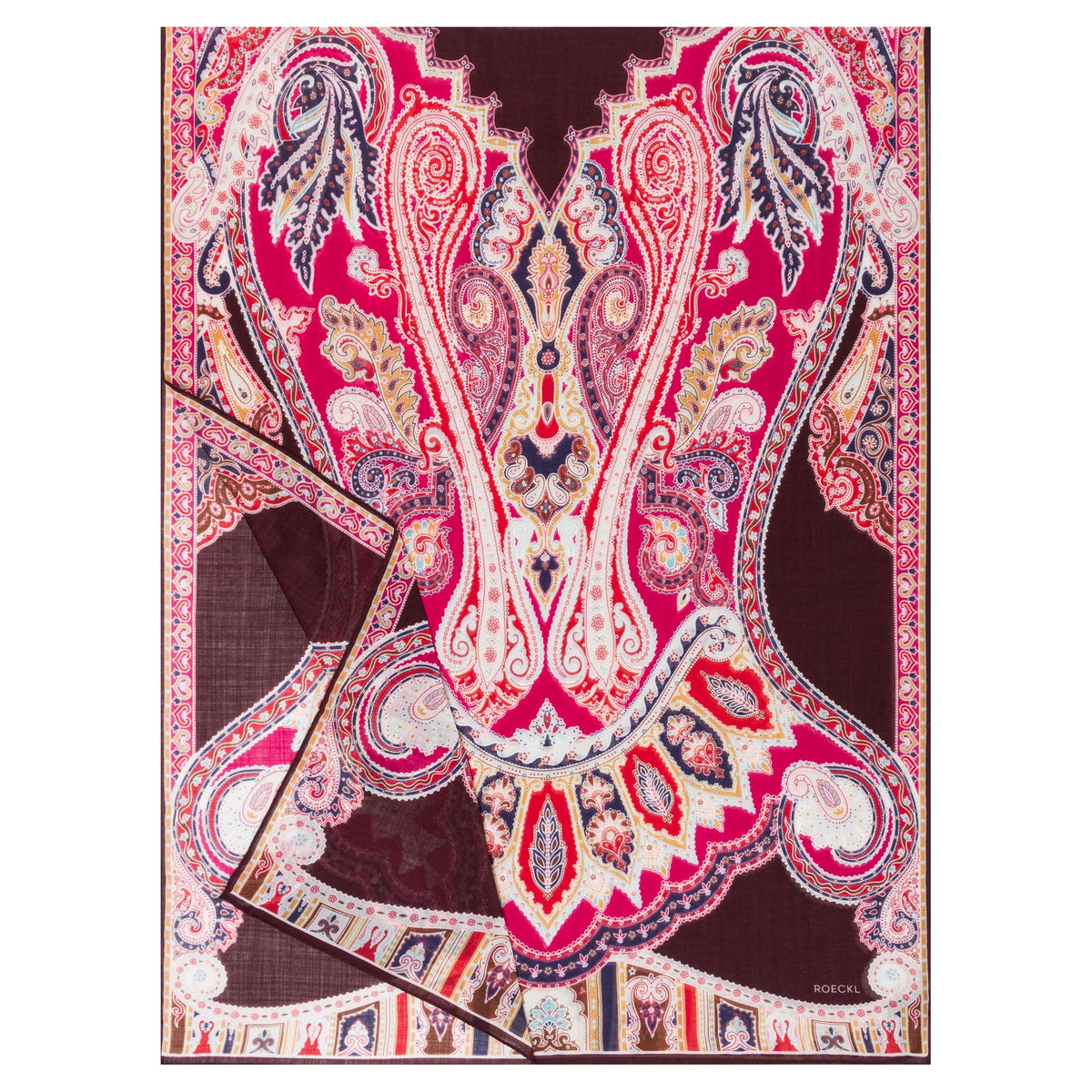 Porta Paisley 70x180 - multi magenta