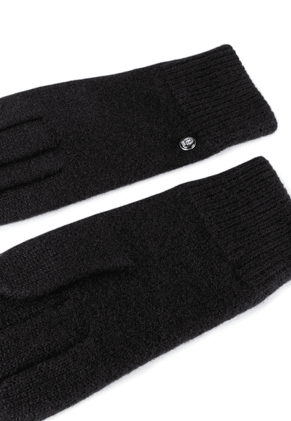 Walkhandschuh mit Kaschmir - black
