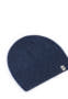 Merino Tweed Mütze  - navy
