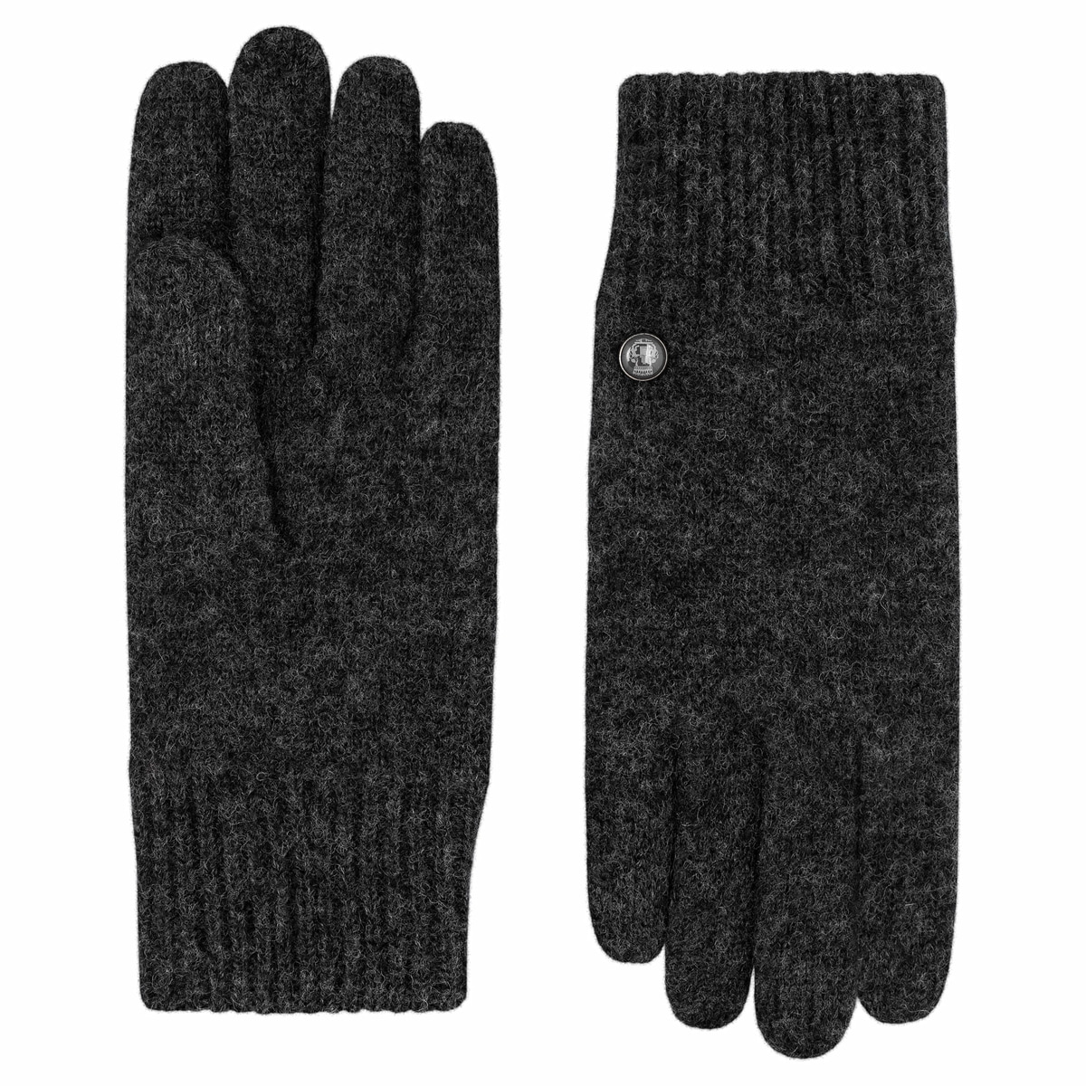 Walkhandschuh mit Kaschmir - anthracite