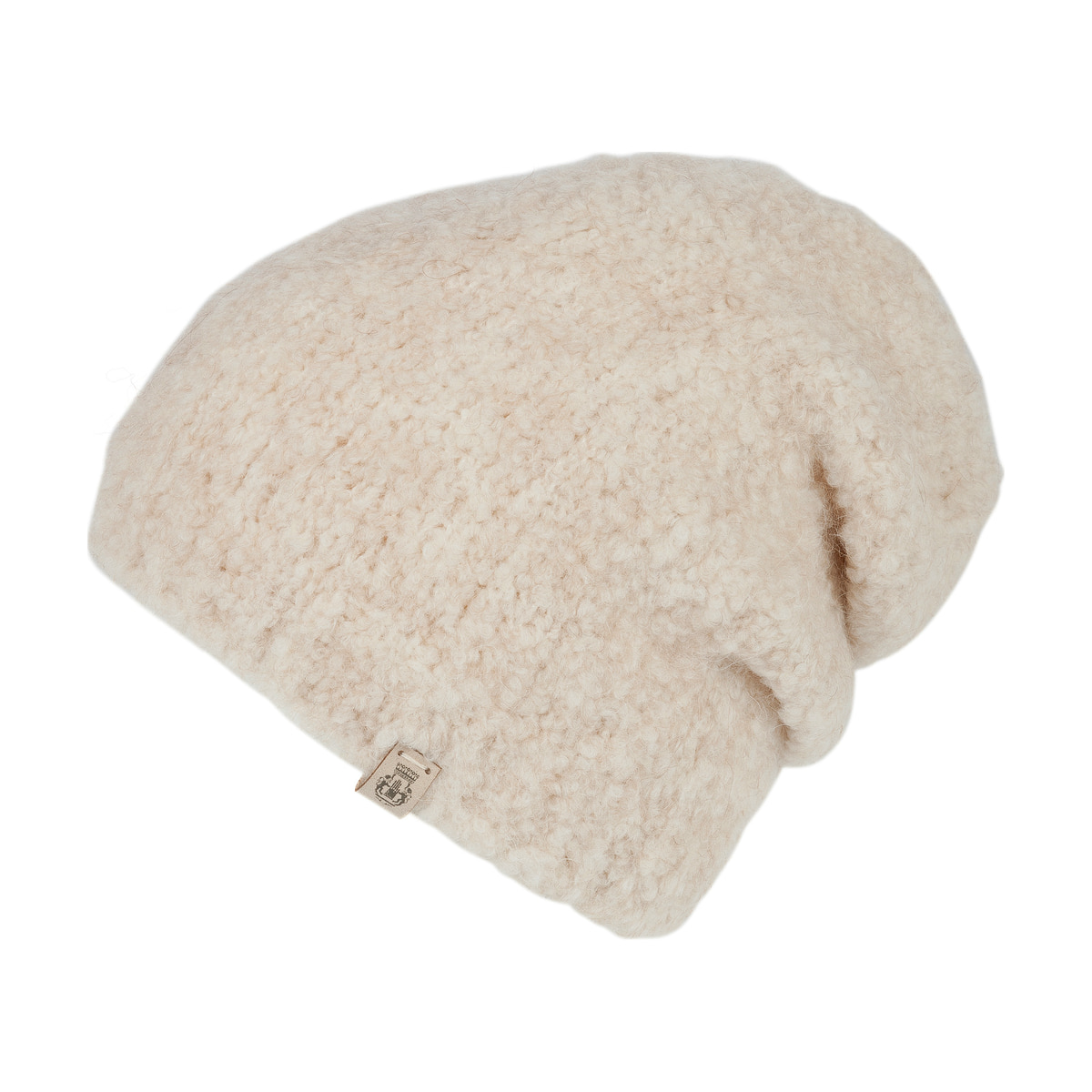Snowflake Boucle Muetze - woolwhite