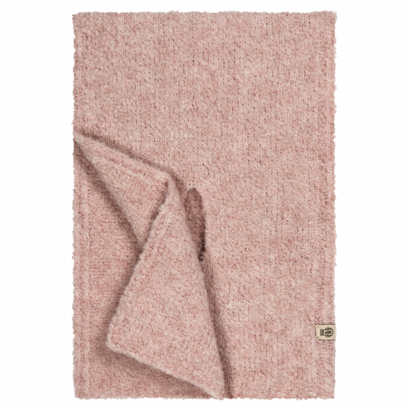 Snowflake Boucle Schal 28x90 - antique rose