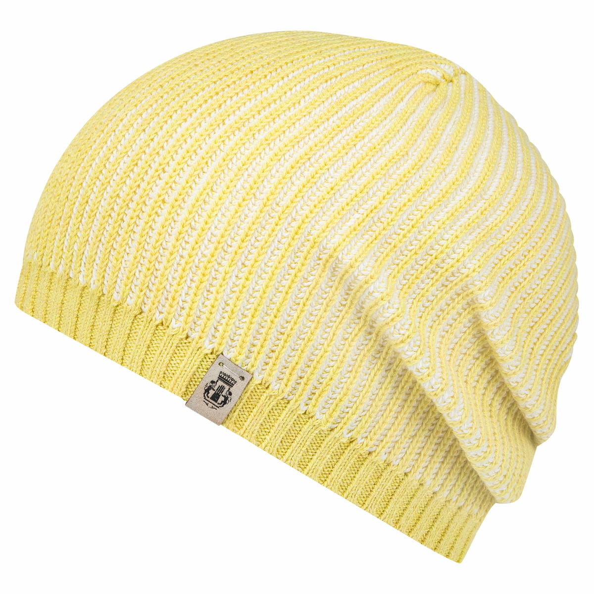 Two Tone Rib Muetze - lemon