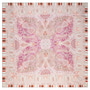 Butterfly Paisley 140x140  - rose/beige
