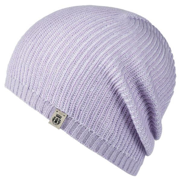 Two Tone Rib Muetze - lavender