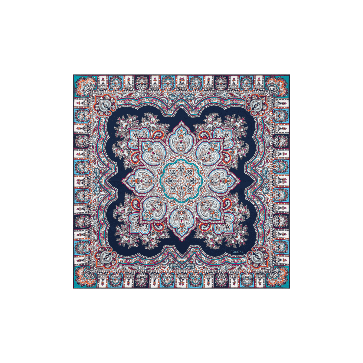 Timeless Paisley 70x70 - multi navy
