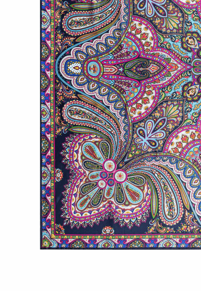 Aesthetic Paisley 140x140 - multi royal