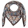 Flourishing Paisley 90x90  - multi coffee