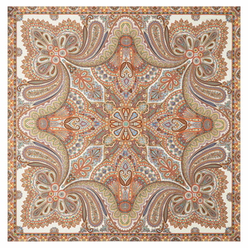 Aesthetic Paisley 140x140  - panna multi