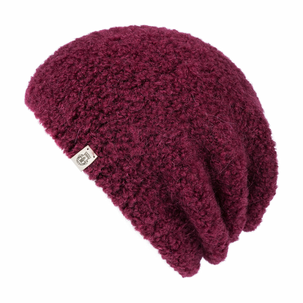 Snowflake Boucle Muetze - wine