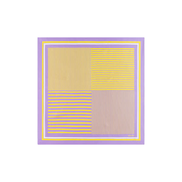 Two Tone Stripes 53x53 - lavender