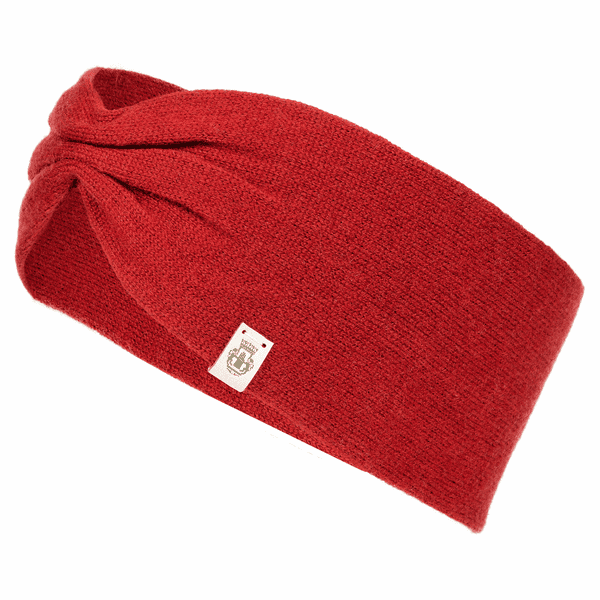 Pure Cashmere Stirnband - red