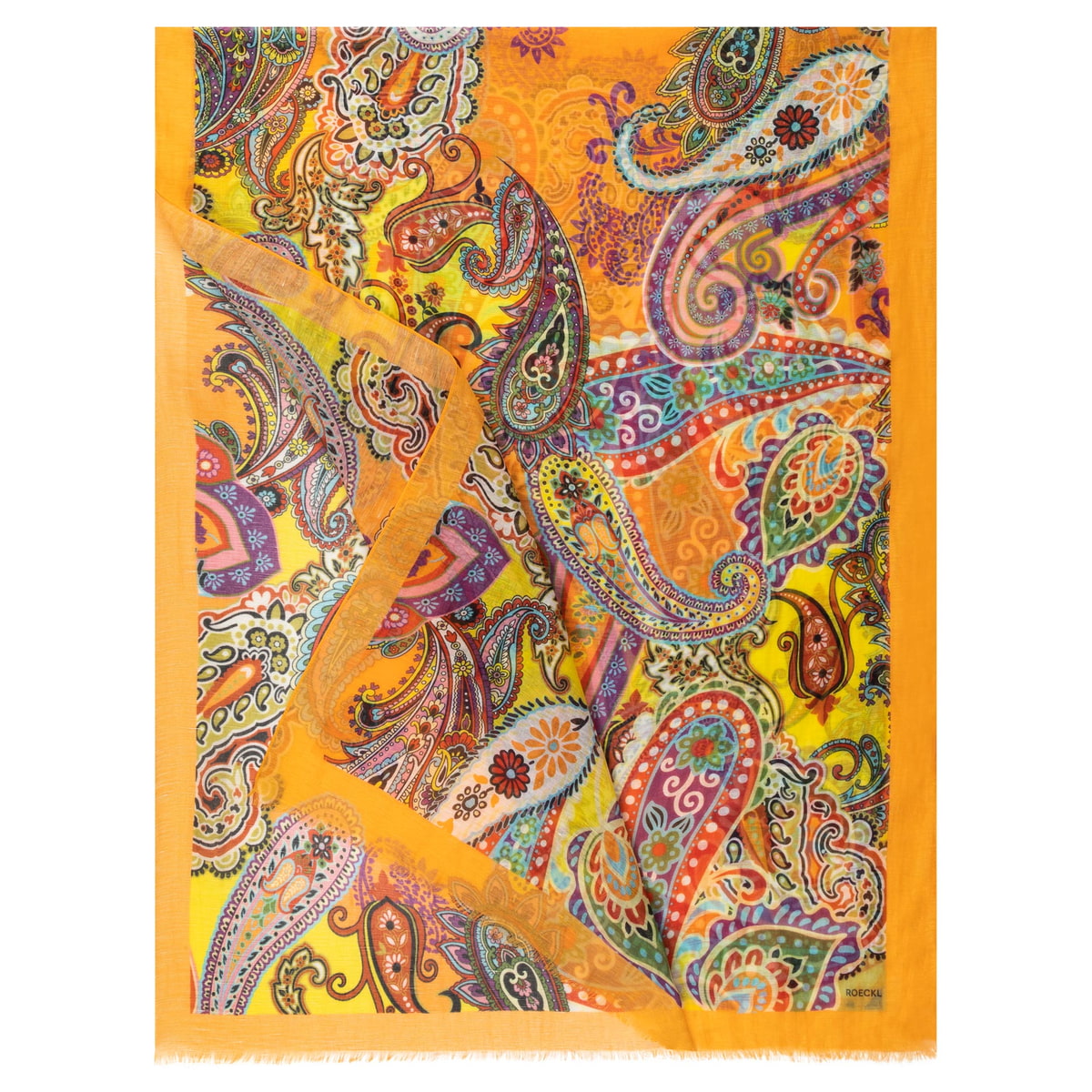 Feel Good Paisley 70x180 - tangerine